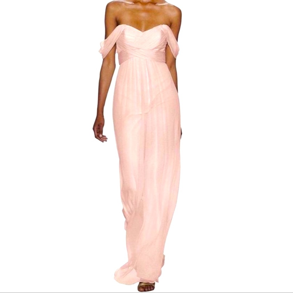 Blush bridesmaid/prom dress
